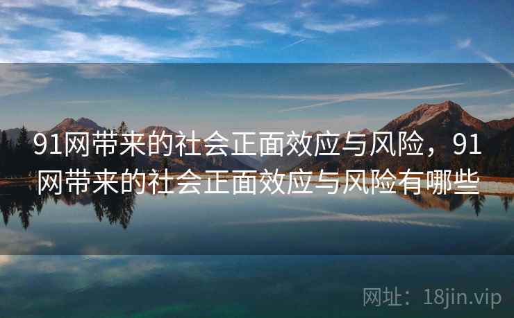 91网带来的社会正面效应与风险,91网带来的社会正面效应与风险有哪些